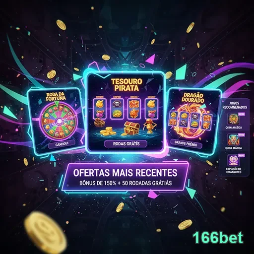 Imagem destacada do site 166bet com opções de apostas esportivas e cassino online